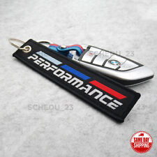 For Bmw Sport M Power Performance Letter Keychain Elegant Embroidery Strap Ring