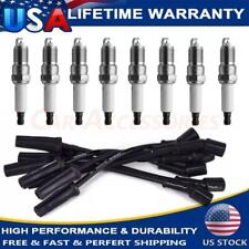 8x 9748hh Wires 8x Iridium 41-962 Spark Plugs Set For Chevy Gmc 4.8l 5.3l 6.0l