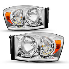 For 2006-2008 Dodge Ram 1500 2007-2009 2500 3500 Headlights Leftright Headlamps