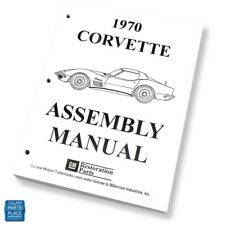 1970 Corvette Factory Gm Assembly Manual Each