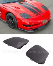 For 97-04 Corvette C5 Factory Style Carbon Fiber Front Headlight Covers Pair