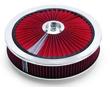 Edelbrock 43660 Pro-flo High-flow Series 14 Air Cleaner W Red Filter