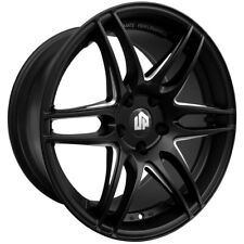 19 Inch Wheels Rims Set Of 4 Staggered 8.5 9.5 Wide 5x112 Fits Mercedes Black