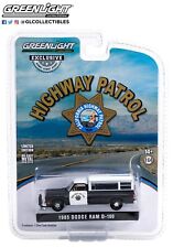 Greenlight Hobby Exclusive 1985 Dodge Ram D100 With Camper Shell Chp Police 19