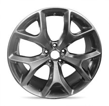 Wheel For Dodge Charger 2015-2017 20 Inch Hyper Black Aluminum Rim 5 Lug 115mm