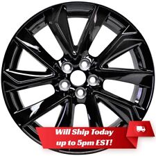 New Set Of 4 18 Black Alloy Wheels Rims For 2003-2022 Toyota Corolla Nightshade