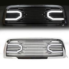 For 10-18 Dodge Ram 2500 3500 Big Horn Chrome Grille Replacement Shell Lights