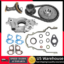 Oil Pump Timing Chain Kit Timing Cover Gasket For 07-13 Chevy Gmc 4.8l5.3l6.0l