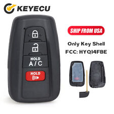 Keyless Smart Key Shell Remote Case Fob For Toyota Prius Prime 2017-21 Hyq14fbe