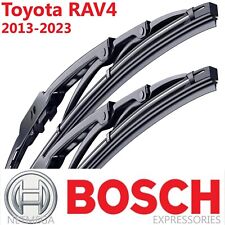 2x Bosch Wiper Blades Set For Toyota Rav4 2013-2023 Direct Connect Pair Front