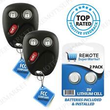 Replacement For 2003 2004 2005 2006 Chevy Avalanche Tahoe Remote Car Key Fob 2
