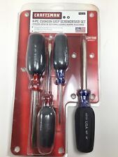 Craftsman 4pc Cushion Grip Screwdrivers 946192 Made In Usa New