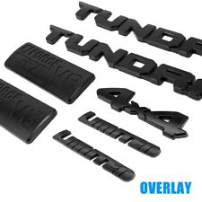 2014-2021 Matte Blackout Emblem Overlay Kits For Tundra Limited V8 4x4 Set Of 7