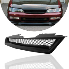 Fit Honda Accord 1994-1997 Abs Black Type-r Front Hood Bumper Mesh Grille Grill