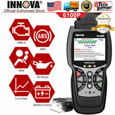 Innova 6100p Obd2 Scanner Abs Srs Transmission Car Code Reader Diagnostic Scan