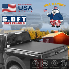 6ft Tonneau Cover Soft Tri-fold Truck Bed For 93-04 Ford Ranger Flareside Splash