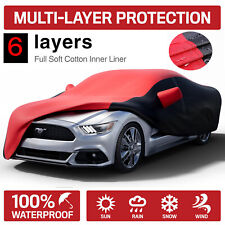 6 Layer Custom Fit Ford Mustang Gt Car Cover Outdoor 100 Waterproof All Weather