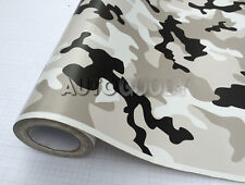 24 X 60 Snow Camo Camouflage Vinyl Film Wrap Decal Air Bubble Free 2ft X 5ft