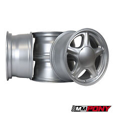 Pony Wheel Set - 17x8 - 4x108 - Silver For 1979-93 Mustang