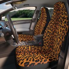 Leopard Skin Tiger Polyester Car Seat Covers Unversal Car Seat Cover