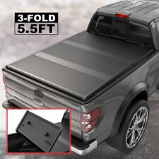 5.5ft Bed Tri-fold Truck Tonneau Cover For 2007-2024 Toyota Tundra Waterproof