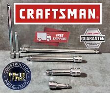 Craftsman 6pc 14 38 Ratchet Wrench Wobble Extension Set