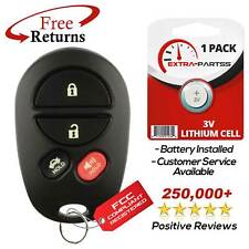 For Gq43vt20t Toyota Solara Keyless Entry Remote Car Key Fob 4 Button