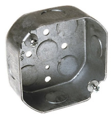 Hubbell-raco 8125 1-12-inch Deep 12-inch Side Knockouts Octagon Box