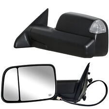 Power Heated Turn Signal Towing Mirrors For 09-18 Dodge Ram 1500 2500 3500 700