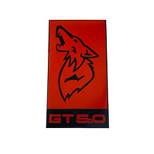Emblem Badge For Mustang Coyote 2011-2024 Black On Red Gt 5.0