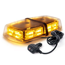 36led Strobe Amber Light Car Truck Rooftop Emergency Safety Warning Flash Beacon