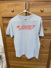 Marvel Stark Industries Iron Man Mens T Shirt Gray Red Size Xl