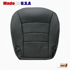 2005 2006 2007 2008 2009 Chevy Corvette Driver Bottom Leather Seat Cover Black