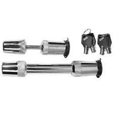 Trimax Stainless Steel 58 Hitch Receiver Pin 78w Trailer Coupler Lock Set