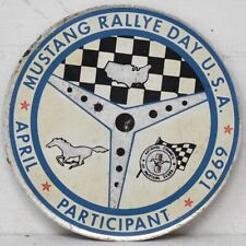 1969 Ford Mustang Rallye Day Participant Rally Race Participant Sport Car Plaque