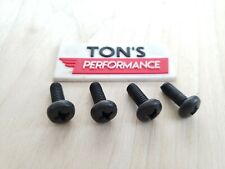 Oem Replacement 4 Toyota Luxury Auto License Plate Screws Black Stainless Bolts