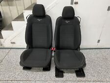 2015-2017 Ford Mustang Gt Black Cloth Seats Coupe Front Power Seats - Oem