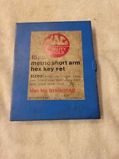 Mac Tools Metric Short Arm Hex Set Shkm15ab