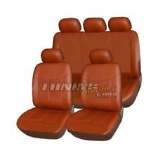Car Universal Seat Covers Faux Leather Black Beige Grey Braun Pink Rose