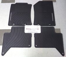 Toyota Tacoma Double Cab Factory All Weather Rubber Floor Mats Genuine Oem Oe
