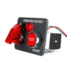 Red Car Racing Ignition Switch Engine Start Push Button Led Toggle Panel 12v New