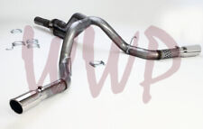 Dual 4 Filter Back Exhaust System 11-15 Chevygm 2500 6.6l Duramax Turbo Diesel
