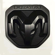 1 Oem Ram Rear Tailgate Emblem For Ram 1500 68218155aa 2019-2024 Black