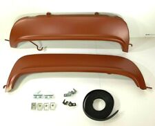 Pair Fender Skirts For 1955 1956 Ford Victoria Fairlane Kit Clamps Rubber