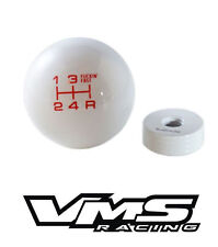 Vms White Red Fing Fast Shift Knob For 5 Speed Short Throw Shifter Lever 12x1.75