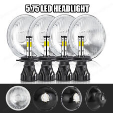 4pcs 5.75 5-34 Led Headlight Hilo Sealed Beam Projector Fit Ford Mustang 1969