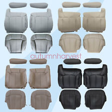 For 1999-2002 Chevy Silverado Gmc Sierra Front Leather Bottom Back Seat Cover