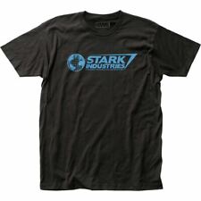 Iron Man Stark Industries T Shirt Licensed Marvel Comic Book Movie Tee New Black