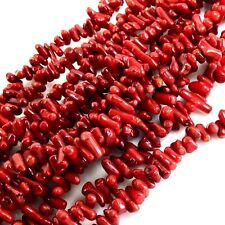 Coral Branch Spacer Loose Beads 15 Red Angel Pink Jewelry Making Coral 5-8mm