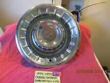 1954-1955 Cadillac Sombrero Gm Factory Oem One Hubcap 15 Inch Free Shipping